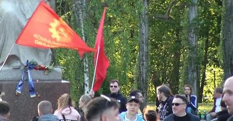 Abschluß-Kundgebung zum TAG DES SIEGES in Berlin 9. Mai 2023