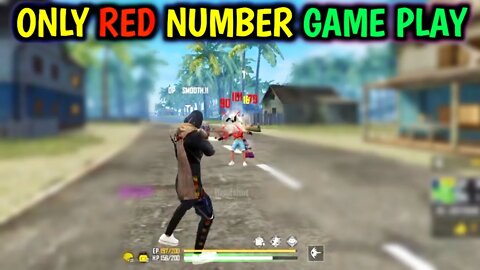 Only Red Number Game Play || Free Fire Custom Room - Rock Munna Gaming
