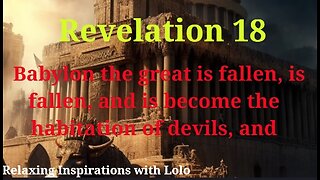 Revelation 18 KJV Babylon the great is fallen, is fallen, and is become the habitation of devils