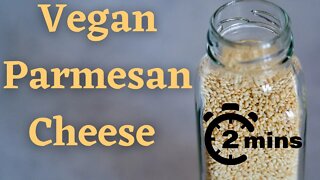 Easy Vegan Parmesan | An Awesome Salad and Pasta Topping