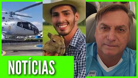 Final feliz para Agenor e a capivara Filó I Bolsonaro I PF devolve Helicóptero de André do Rap