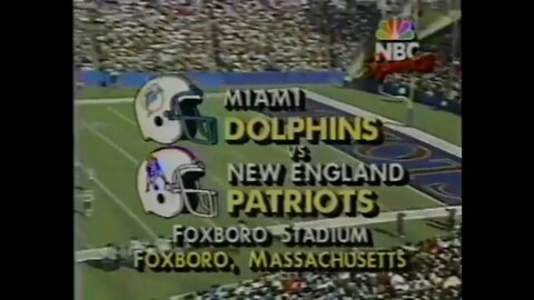 1990-09-09 Miami Dolphins vs New England Patriots