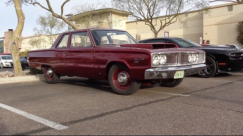 1966 Dodge Coronet “Tribute” in Burgundy & 426 Hemi Engine Sound on My Car Story with Lou Costabile