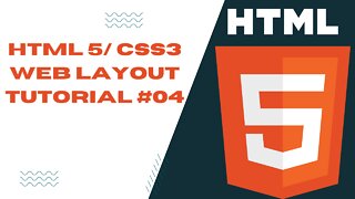 HTML5 / CSS3 Web Layout Tutorial #html5 #css3 #html5css3 #weblayout # 04