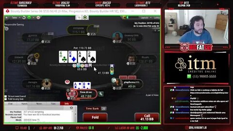 Poker Highlights - Bigfatfat se surpreende com o blefe do parceiro