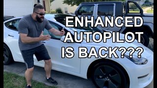 Enhanced AutoPilot is Back?? - 06/24/2022 - EAP is back in the Tesla App!