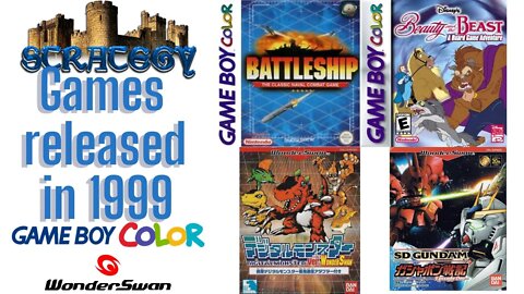 1999 released games - Strategy Games for Gameboy Color and Wonder Swan