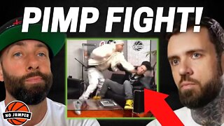 Two Pimps Fight on @No Jumper Podcast! DISGUSTING! - Jon Clash