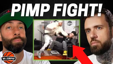 Two Pimps Fight on @No Jumper Podcast! DISGUSTING! - Jon Clash