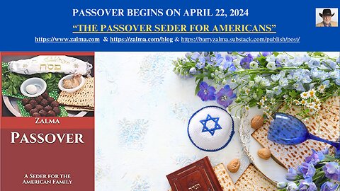 Passover Begins on April 22, 2024