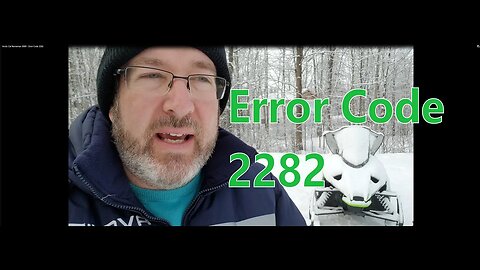 Arctic Cat Norseman 3000 - Error Code 2282