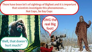 Update on the latest Bigfoot sightings. Cops say scientists need to investigate this phenomenon!