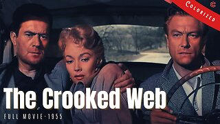 The Crooked Web 1955 | Crime Film Noir | Colorized | Full Movie | Frank Lovejoy, Mari Blanchard
