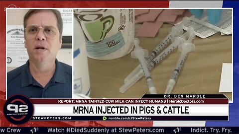 Globalists Want Livestock mRNA VAXXED: Vaxxed Cows Produce POISONOUS mRNA Milk