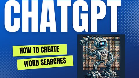 Create Custom Word Searches for Kids with ChatGPT | Fun & Educational AI-Powered Activity!
