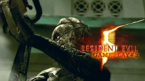 Resident Evil 5 - GamePlay#3 - Fomos atacados por um zumbi com um serra elétrica, morri? #RE5