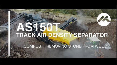 AS150T Air Density Separator Compost Recycling
