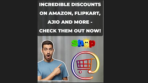 Incredible Discounts on Amazon,🛒 Flipkart, Ajio and More - Check Them Out Now!
