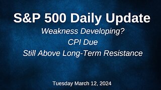 S&P 500 Daily Market Update for Tuesday March 12, 2024