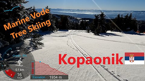 [4K] Skiing Kopaonik, Marine Vode Off-Piste and Trees, Serbia, GoPro HERO10