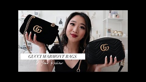 GUCCI MARMONT 2 YEAR REVIEW - Camera Bag vs. Flap Bag - Is It Worth It? Lisa Wei