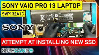 Sony Vaio Pro 13_ Windows Reinstall on New SSD Gone Wrong