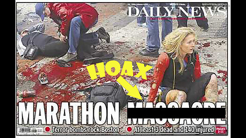 BOSTON BOMBING - Amputee actor exposed (False flag operation)