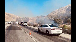 Plant Fire near Lebec now 90% contained