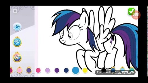 Midnight Rainbow Dash!!!! / My Little Pony Color by Magic pt 5