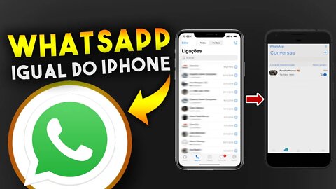 Como deixar o WhatsApp do Android igual do iPhone 11 PRO (MUITO TOP!)