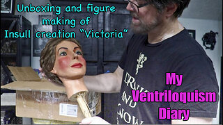 Insull Puppet Unboxing Ventriloquist Ventriloquism figure creation