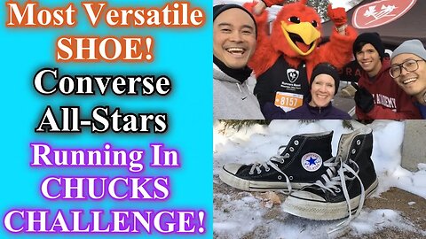 Most Versatile Shoe! Converse All-Stars! Running In CHUCKS CHALLENGE! | Dr K & Dr Wil