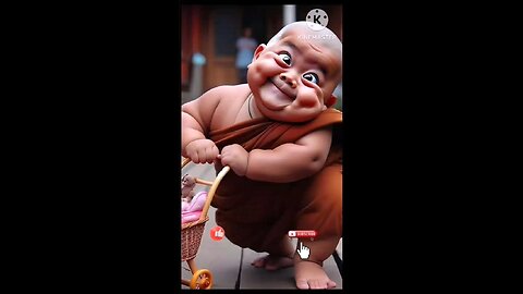 little monk so cute baby has kegi manege song