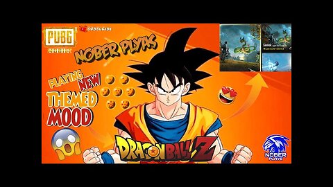 NEW DRAGON BALL THEMED MOOD FIRST VICTRY | PUBG Mobile | NOBER PLAYS