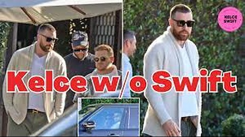 Without Taylor Swift, Travis Kelce SPOTTED GRABBING lunch with pals at Cecconi's in LA