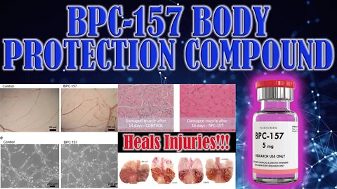 BPC -157 Body Protective Compound Peptide!!! Heals Injuries and Protect the Body!!!