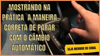 Mostrando na pratica como usar o cambio automático e comparando com um automatizado!