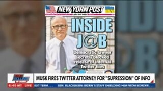 Trumps lawyer laughing about James baker firing at twitter