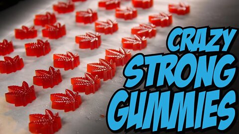 Crazy Strong Weed Gummies! Made from 40 Rosin Pucks!