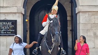 Don't touch the kings life guard #horseguardsparade