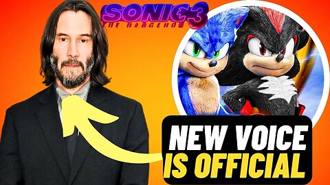 Keanu Reeves Confirmed as Shadow The Hedgehog Voice in Sonic 3 Movie!