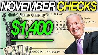 November Checks This Month! Stimulus Check Update! Up To $1,400 Checks!