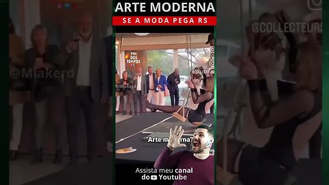 Isso é arte moderna? #noticias