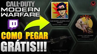 Como Pegar as novas Recompensas Grátis da Twitch - Call of duty Modern Warfare