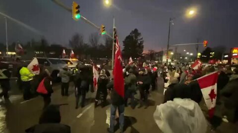 Canadian Freedom Convoy Truckers Vote To Continue Their Protest