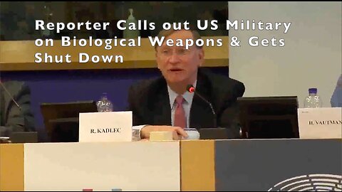 Reporter Calls Out US Military & Pentagon on Bioweapons & Gene Editing