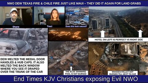 NWO DEW TEXAS FIRE + CHILE FIRE JUST LIKE MAUI – THEY DID IT AGAIN FOR LAND GRABS.