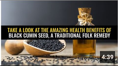 Take a look at the amazing health benefits of black cumin seed, a traditional folk remedy