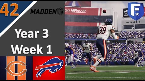 #42 Year 3 Starts with a BANG l Madden 21 Chicago Bears Franchise