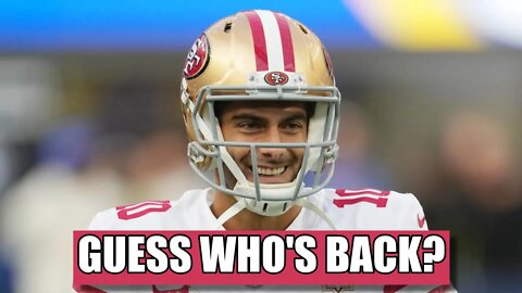 Jimmy Garoppolo Stays with 49ers, Out to Get His Job Back